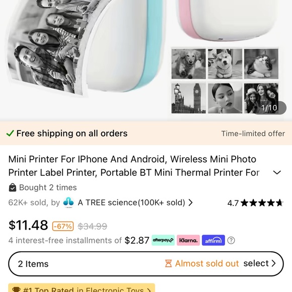 Pocket mini printer - Picture 5 of 5